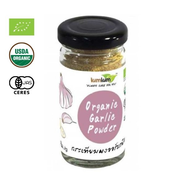 Bột tỏi hữu cơ 50g LumLum - Organic Garlic Powder