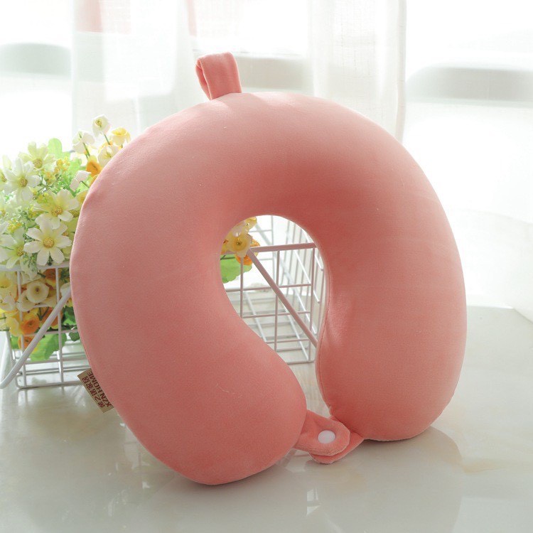 Gối Chữ U Chất Liệu Cao Su Non Cao Cấp Cho Dân Văn Phòng, Du Lịch