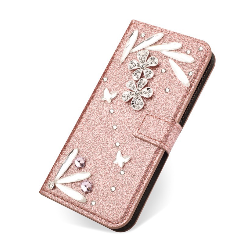 Bao da điện thoại đính đá lấp lánh cho Samsung Galaxy J3 J5 J7 2016 | BigBuy360 - bigbuy360.vn