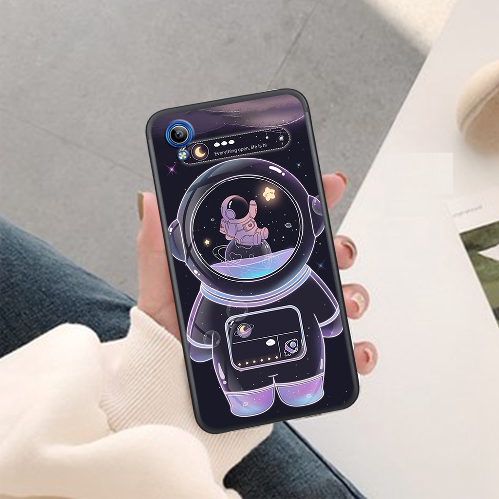 Ốp Lưng VIVO Y30 - Y50 - Y51 - Y91C  - Y93, In Hình " Phi Hành Gia" Bắt Mắt, Đẹp.