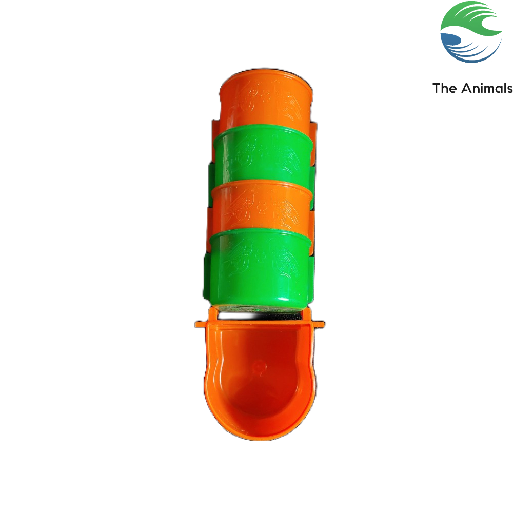 [Set 5 cái] Máng đựng nước uống cho chim, vẹt, gà - Máng khoáng