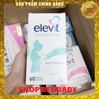 Elevit sau sinh cho Mẹ, Elevit Bú, Elevit Breastfeeding 60 viên - Xuất xứ Úc Chính Hãng (60 viên)