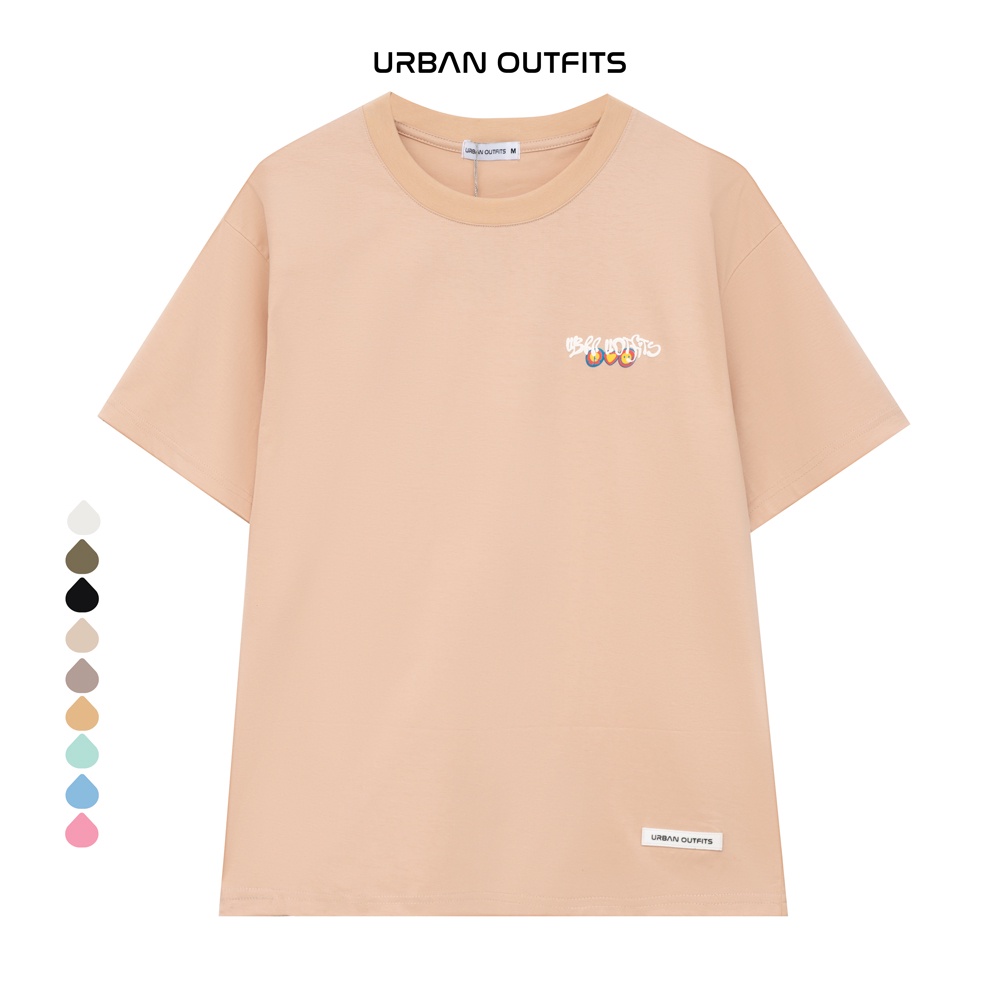 Áo Thun Tay Lỡ Form Rộng URBAN OUTFITS ATO155 Local Brand In Hình Nổi Chất Vải 100% Compact Cotton 250GSM