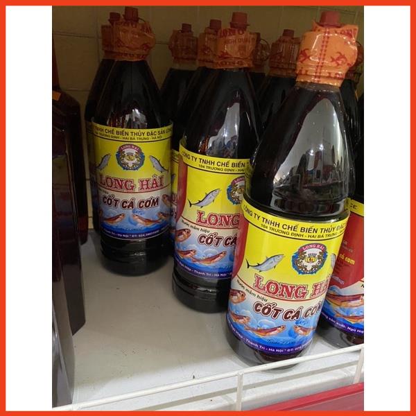 Nước mắm hiệu cốt cá cơm Long Hải loại 900ml !