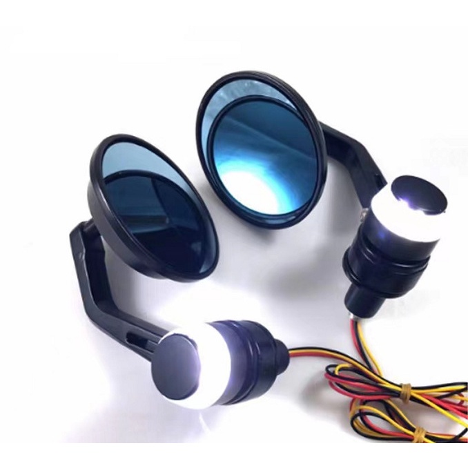 Bộ gương tròn gù led 2 in 1 xi nhan và dermi