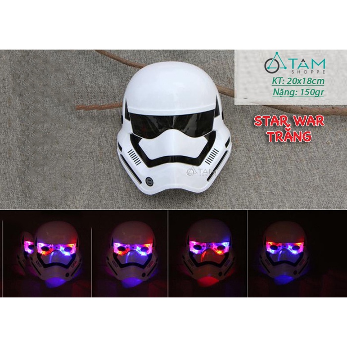 Mặt nạ siêu anh hùng có đèn Led nhiều kiểu HLW-MN-27