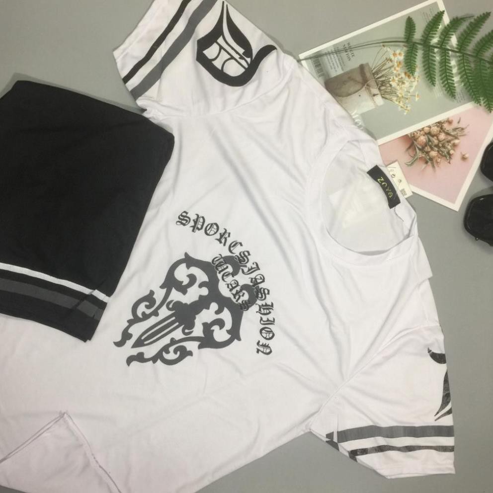 Bộ Quần Áo Thể Thao Nam 💝FREESHIP💝 Đồ Bộ Thể Thao Nam Cộc Tay Mặc Mùa Hè In Hoa Văn, Chất Thun Cotton | BigBuy360 - bigbuy360.vn