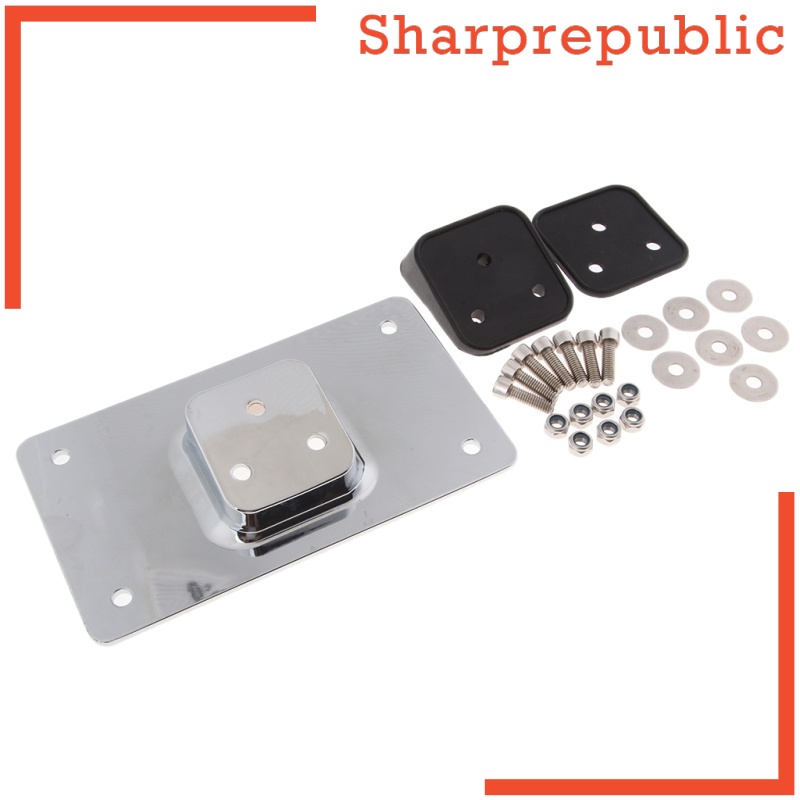 [SHARPREPUBLIC] Black License Plate Number Mount Frame Bracket Laydown for Harley Sportster | BigBuy360 - bigbuy360.vn