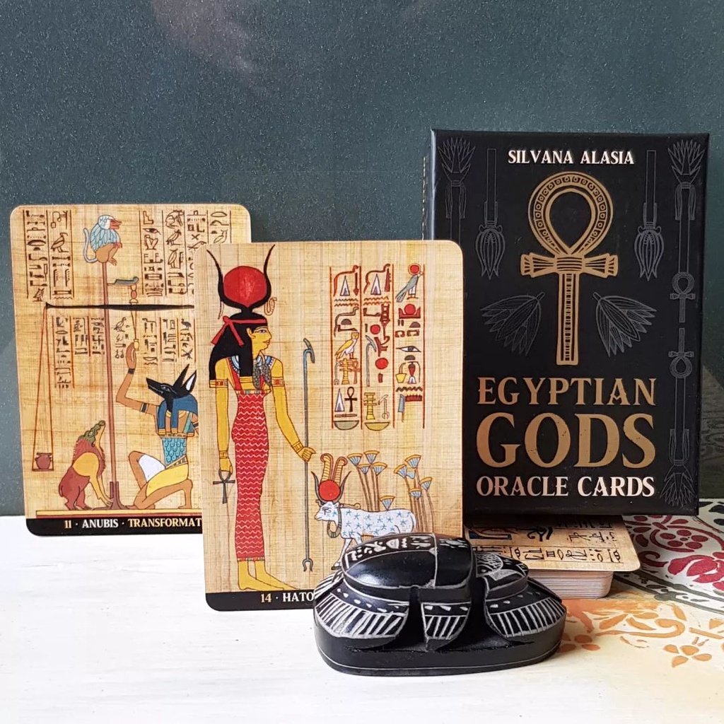 Bộ Bài Egyptian Gods Oracle Cards (Mystic House Tarot Shop) - Bài Gốc Authentic Chính Hãng 100%