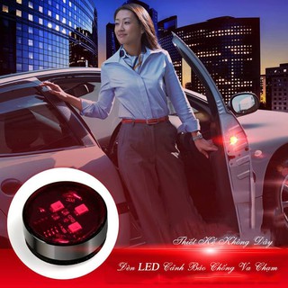 BỘ 4 đèn LED cảnh báo mở cửa xe oto