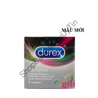 Bao cao su kéo dài thời gian durex performa hộp 3 cái