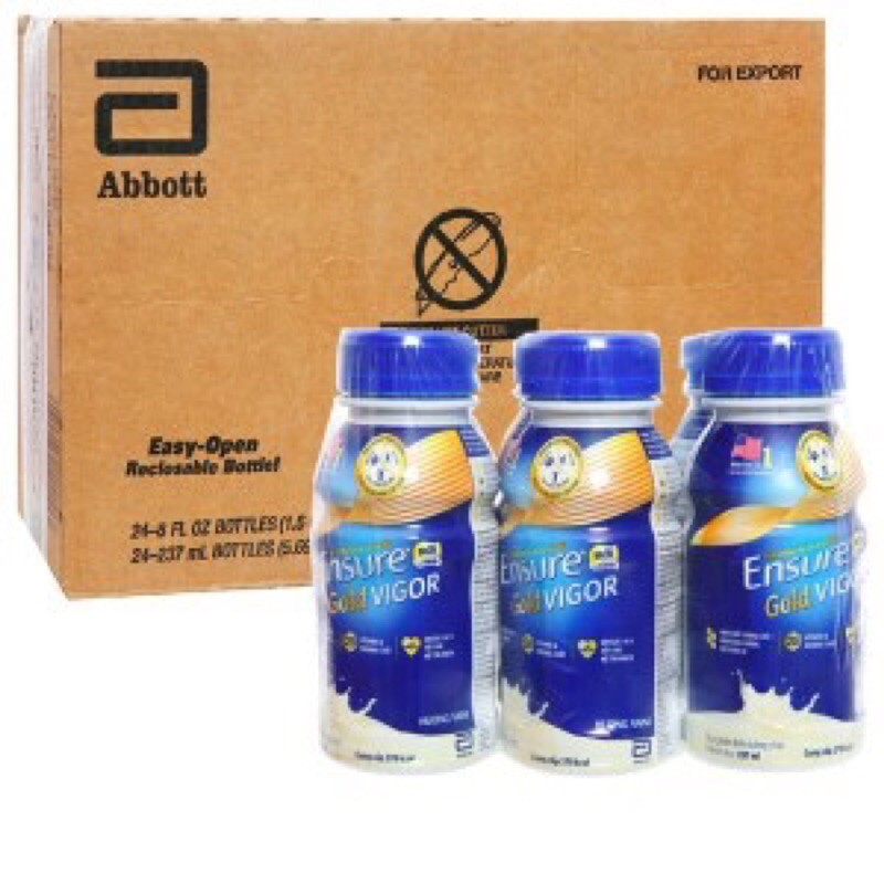 Thùng 24 chai Sữa Ensure gold Vigor 237ml