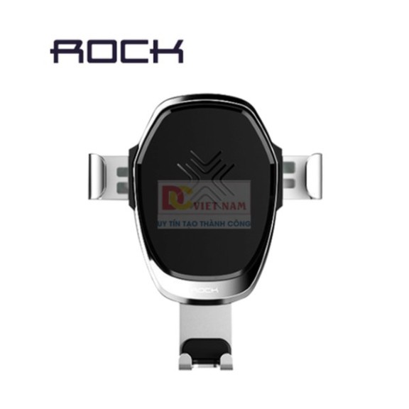 Sản Phẩm Giá đỡ điện thoại/ kiêm sạc không dây trên ô tô, xe hơi cao cấp nhãn hiệu Rock/ Mã sản phẩm RWC0246 ..