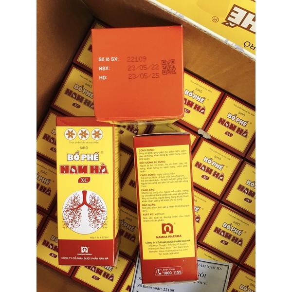 Bổ Phế Nam Hà XC giúp giảm ho, đờm, đau rát họng.