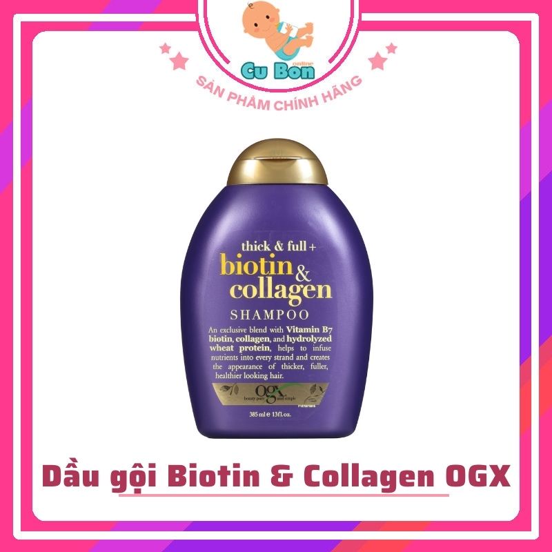 Dầu Gội Đầu đen tóc Biotin 385ml Ngăn Ngừa Rụng Tóc Dưỡng Tóc Chống Khô An Toàn Cho Cả Mẹ Bầu Sau Sinh chuẩn UK rất thơm