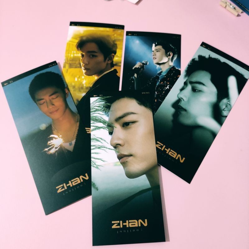 Set 5 bookmark Tiêu Chiến thẻ kẹp đánh dấu sách Vương Nhất Bác N05