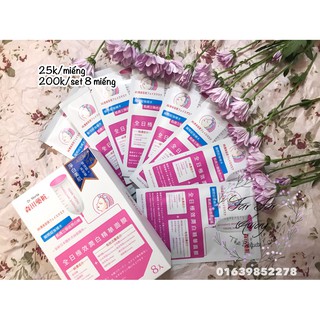 Set 8 miếng mặt nạ Dr.Morita Intensive Whitening Facial