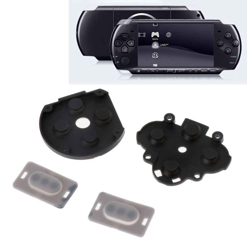 Set 4 Miếng Đệm Cao Su Silicone Bảo Vệ Cho Tay Cầm Chơi Game PSP 1000