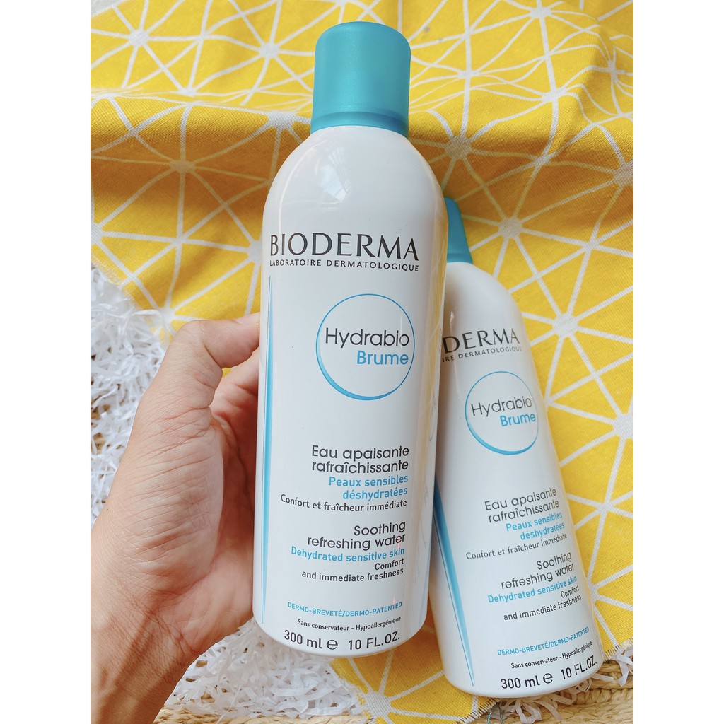 [CHUẨN AIR] Bioderma Hydra Brume 300ml - Xịt Khoáng Cho Da Nhạy Cảm