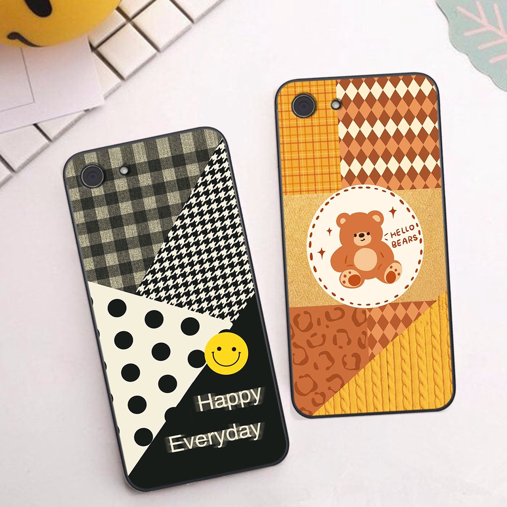 Ốp lưng Vivo Y53 / Y55 happy day, gấu bear dễ thương - BỀN - ĐẸP -BAO GIÁ TOÀN THỊ TRƯỜNG