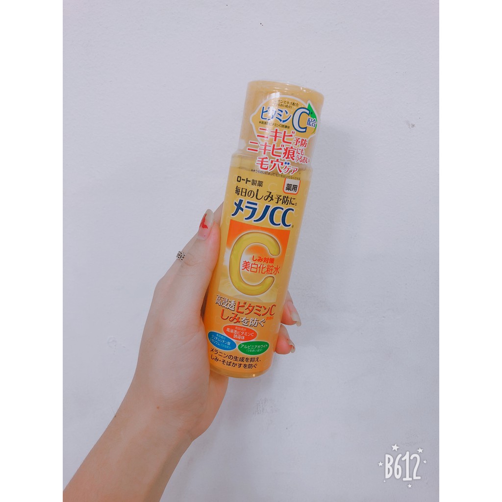 Nước Hoa Hồng Trắng Da GiảmThâm Nám CC Melano Rohto 170ml