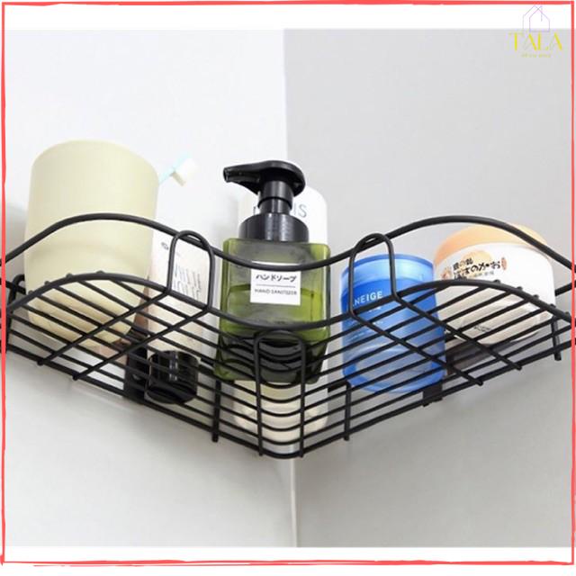 Kệ Góc Đựng Đồ Đa Năng Bằng Thép Không Gỉ - Kệ Nhà Tắm, Nhà Bếp
