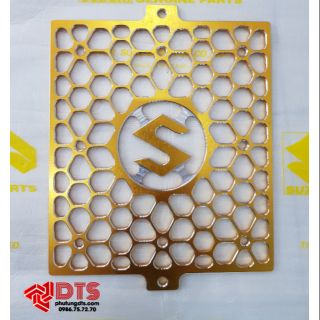 Miếng che bảo vệ két nước cho Suzuki Raider Fi - Satria Fi - Gsx - Mẫu không lưới Màu Vàng