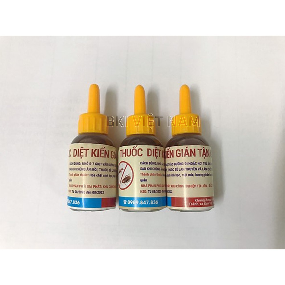 Combo 2 lọ Thuốc diệt kiến gián tận gốc an toàn hiêu quả - TDIETKIENC2