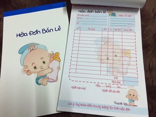 Combo hoá đơn bán hàng cute 1 liên (shop Chuongvang)