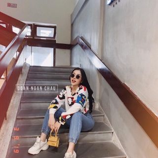 Áo croptop dài tay micky
