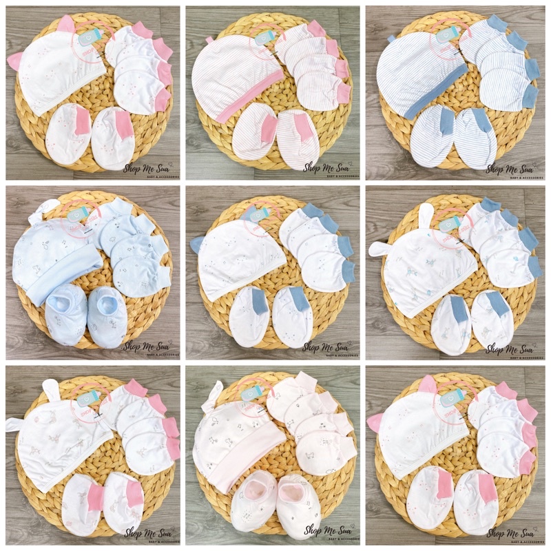 Đồ Phụ Kiện Sơ Sinh MioMio Cho Bé Mũ, Bao Tay, Bao Chân Mio - Đa Dạng Màu Sắc, Họa Tiết - MIO Việt Nam