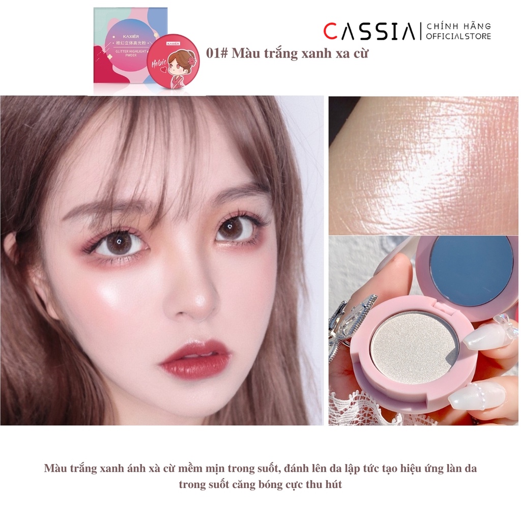 [Mua 1 tặng 1] Phấn Bắt Sáng KAXIER Ánh Nhũ Lấp Lánh Trang Điểm Mặt Và Cơ Thể highlighting powder