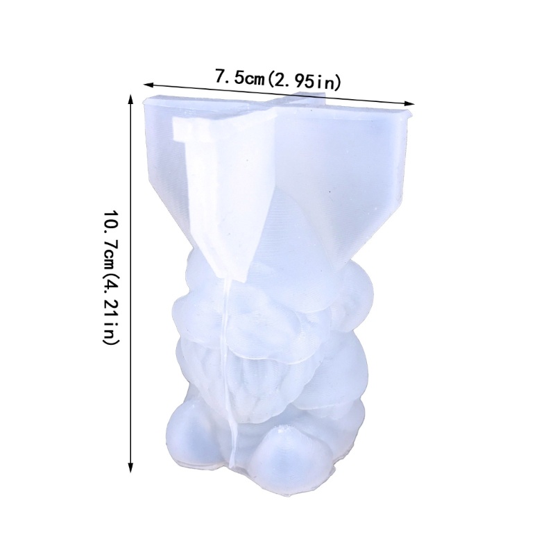 Khuôn Silicone Làm Bánh Hình Ông Già Noel Đáng Yêu