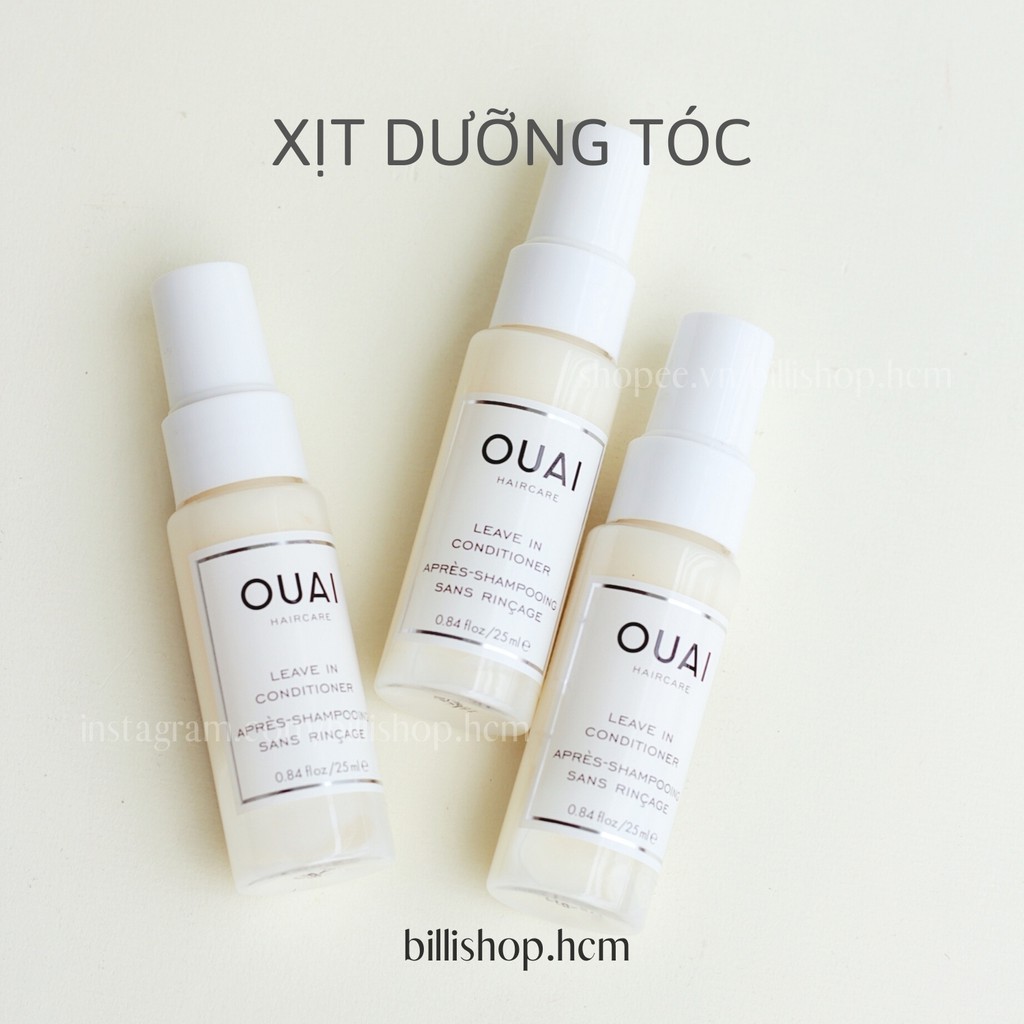 Minisize 25ML - Kem dưỡng tóc siêu mềm mượt OUAI Leave-In Conditioner