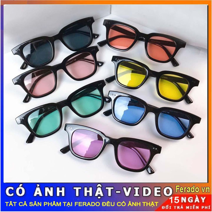 mắt kính nam nữ thời trang hàn quốc nhiều màu