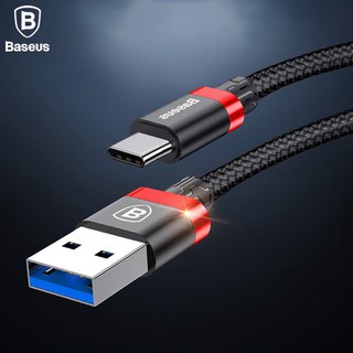 Cáp sạc Baseus Cafule Type-C 3A, Sạc nhanh Quick charge 3.0