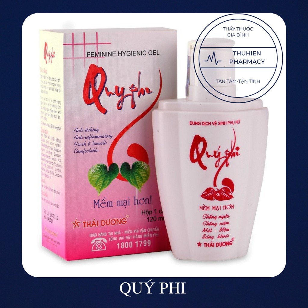 Quý phi (120ml) - Dung dịch vệ sinh phụ nữ (Chai 120ml)