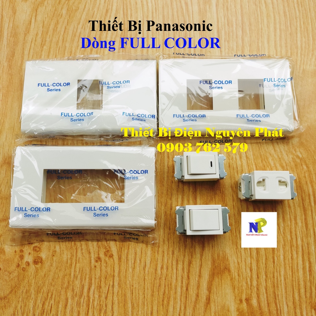 [Panasonic] Thiết Bị Công Tắc Ổ Cắm Dòng FULL COLOR ( Bảng Nhỏ)