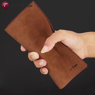 Ví tiền dài da PU siêu mỏng cho nam