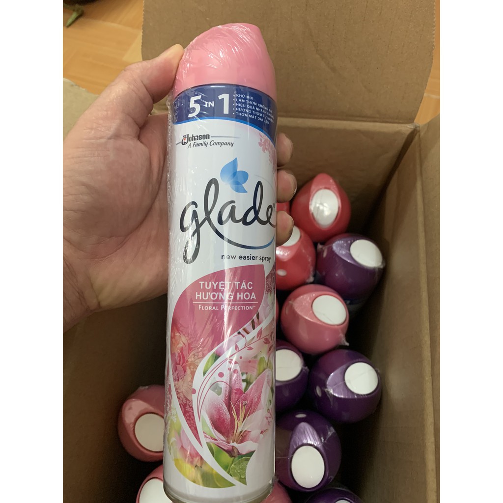 XỊT PHÒNG GLADE 280ML đủ mùi hương