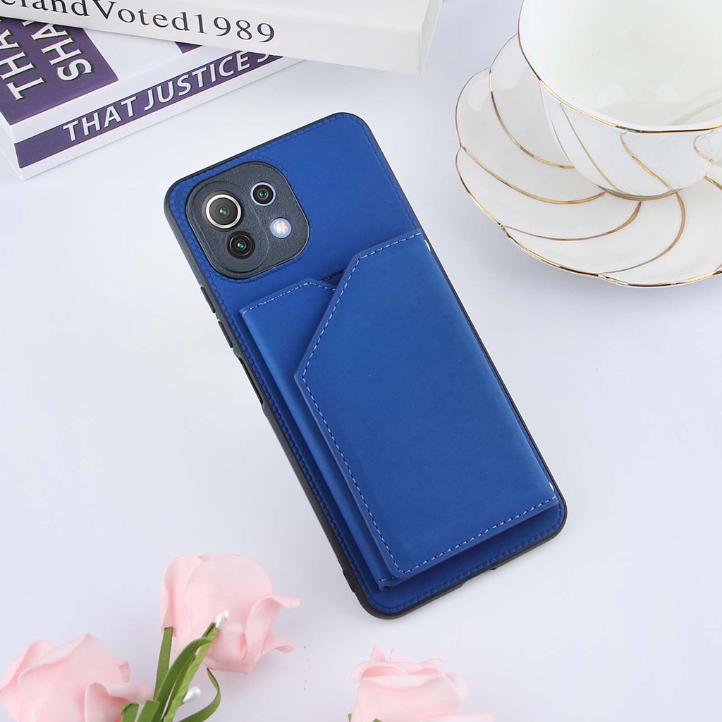 Bao Da Điện Thoại Kiểu Ví Tiền Cho Xiaomi Mi 11 10t Lite Ultra Pro Poco M3 11x Pro Redmi Note 10 5g