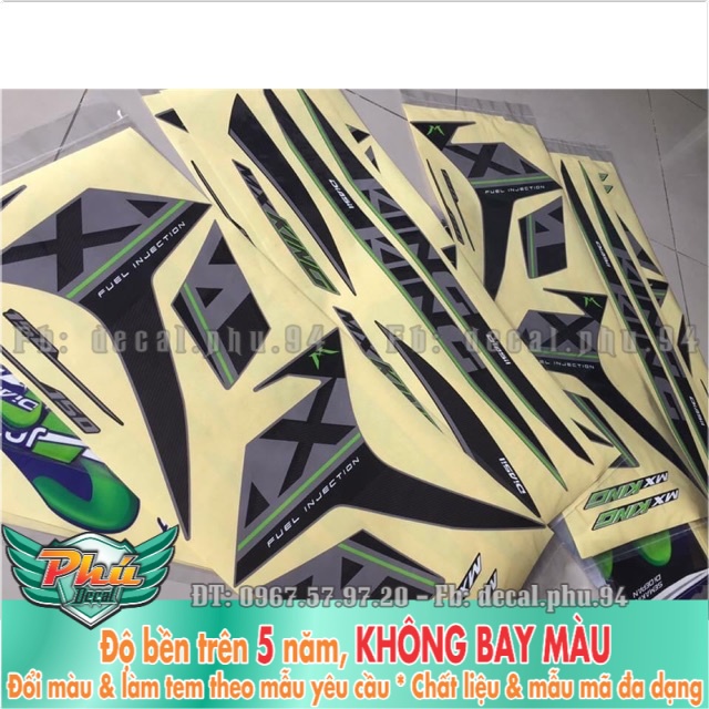 Tem rời Exciter 150 Mx cover Uv -1