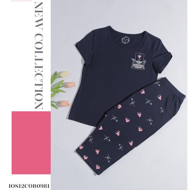 Bộ cộc tay quần ngố cotton IK 0981