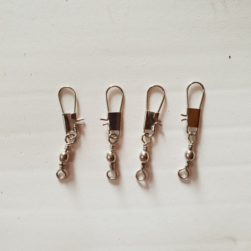 Cần câu cá ❤️FREE SHIP❤️ Khóa Link Úc - Khóa Linh Chống Xoăn cao cấp , 100 chiếc Giá rẻ ,đảm bảo rẻ nhất