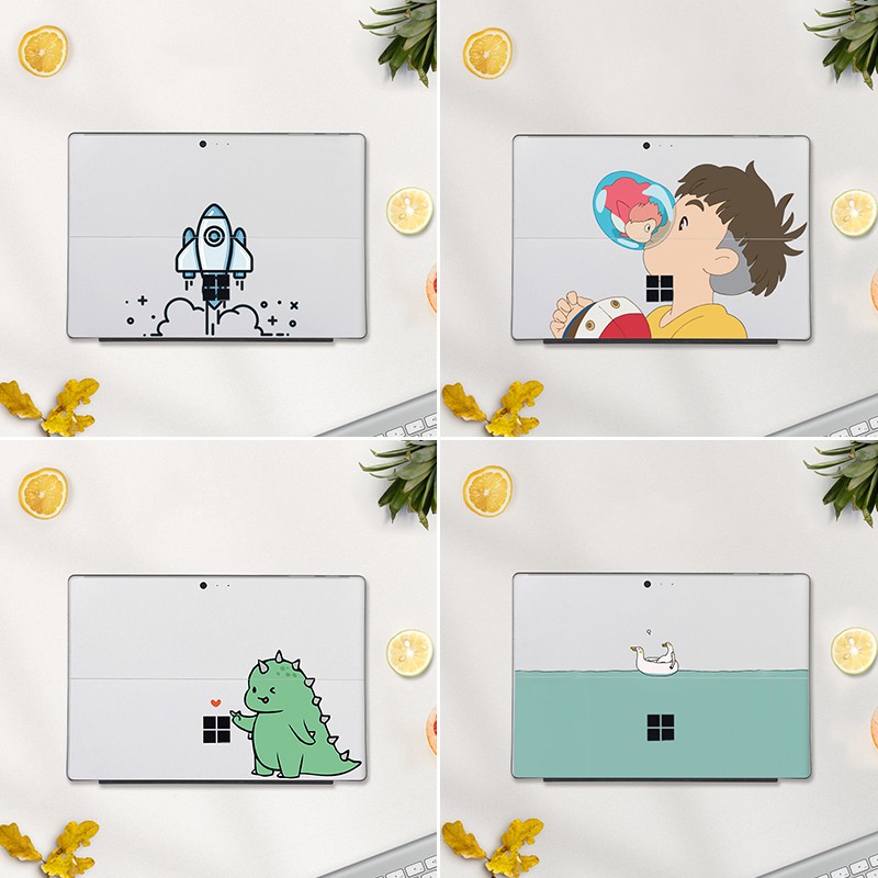 Miếng Dán Trang Trí Laptop Microsoft Surface Pro 5 Pro 6 Pro 7