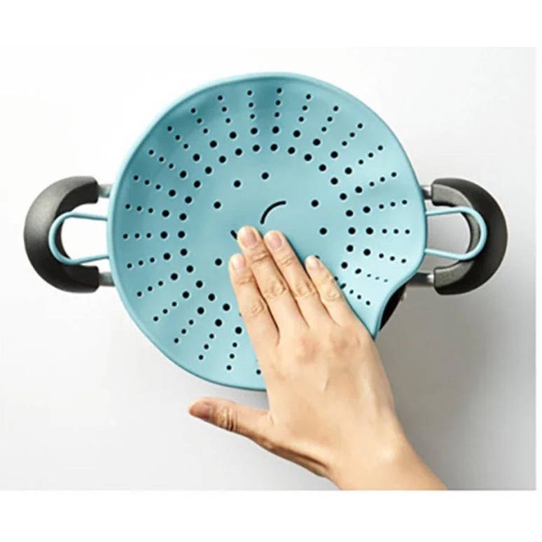 Xửng Hấp Silicone Có Tay Cầm Lock&Lock CKT204