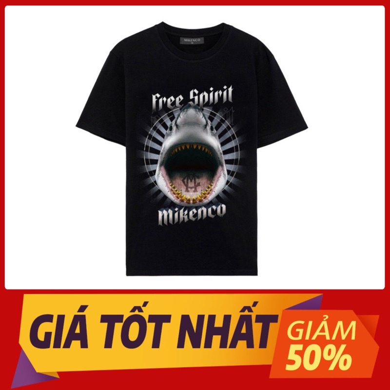 Áo phông , áo thun , MIKENCO Cá Mập hot 2022 T-shirt