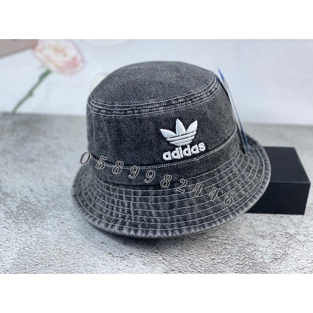 Mũ bucekt tai bèo JEANS thêu chữ vải goát cực xịn nam nữ