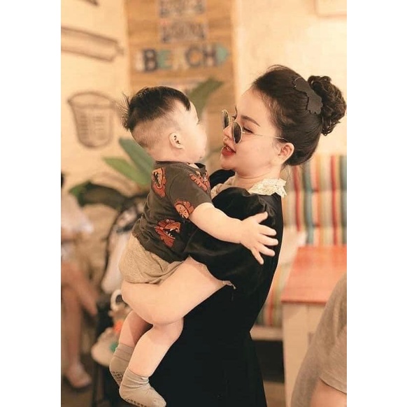 Sét 10 miếng dán tóc con Mix ngẫu nhiên tặng kèm túi đựng