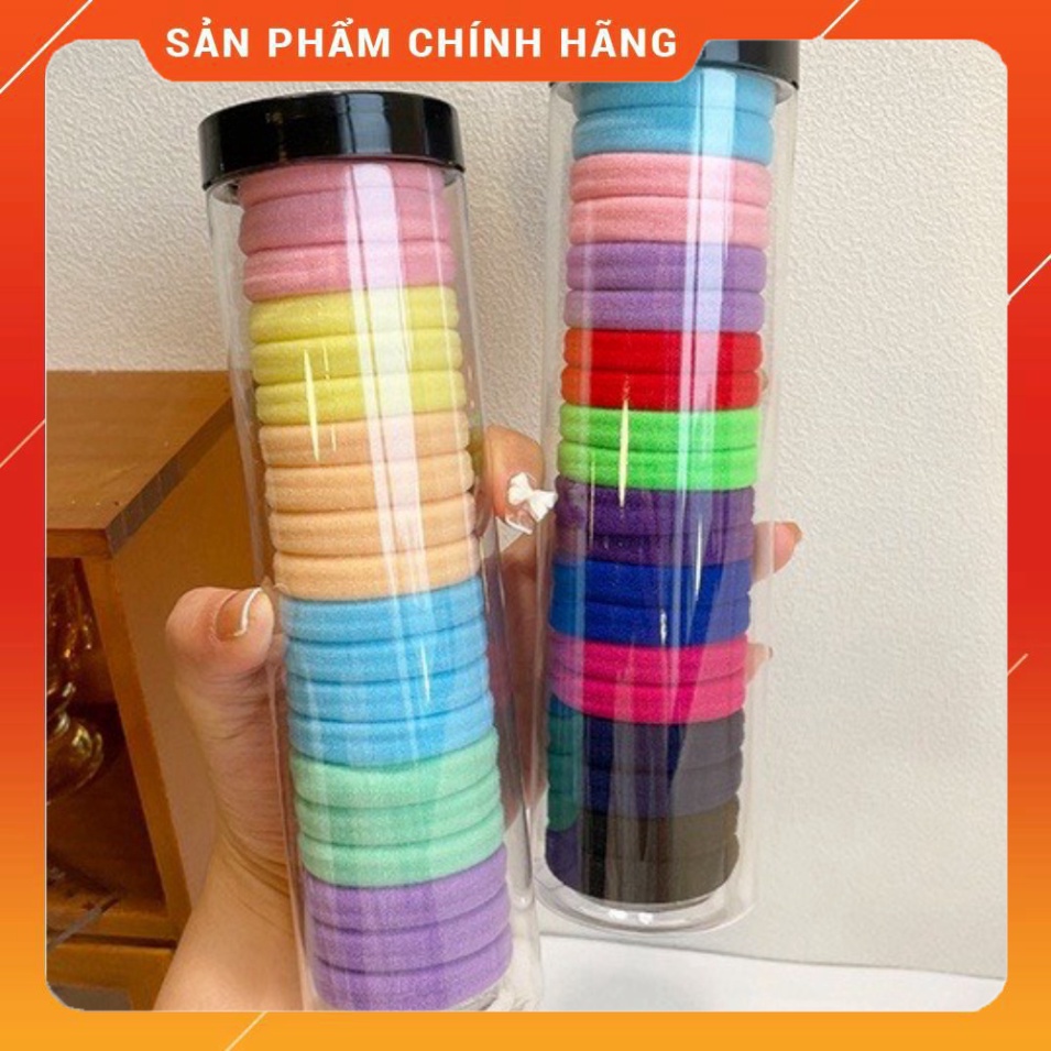 Hộp 20 Dây Buộc Tóc Co Giãn